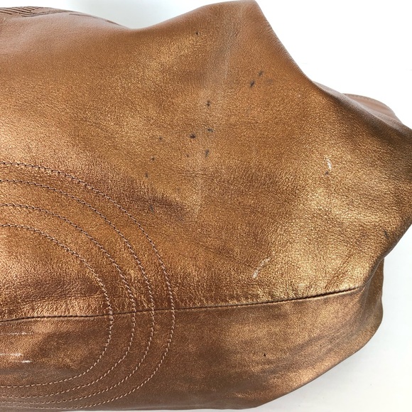 LOEWE Metallic Bronze Soft Leather Hobo Tote - Picture 10 of 14